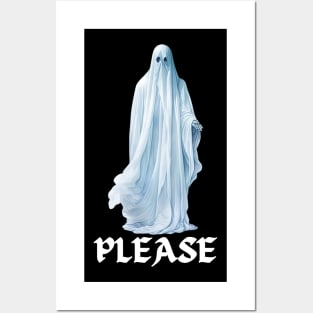 Please, Horror Halloween Ghost Posters and Art